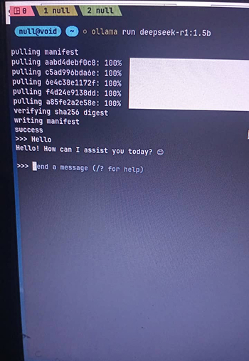 OLLAMA on my shitty laptop