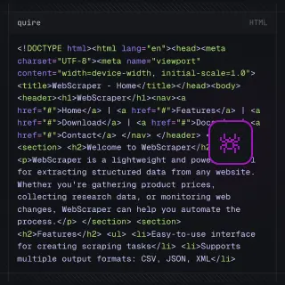 A web crawler + search engine