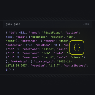JSON visualizer dev tool